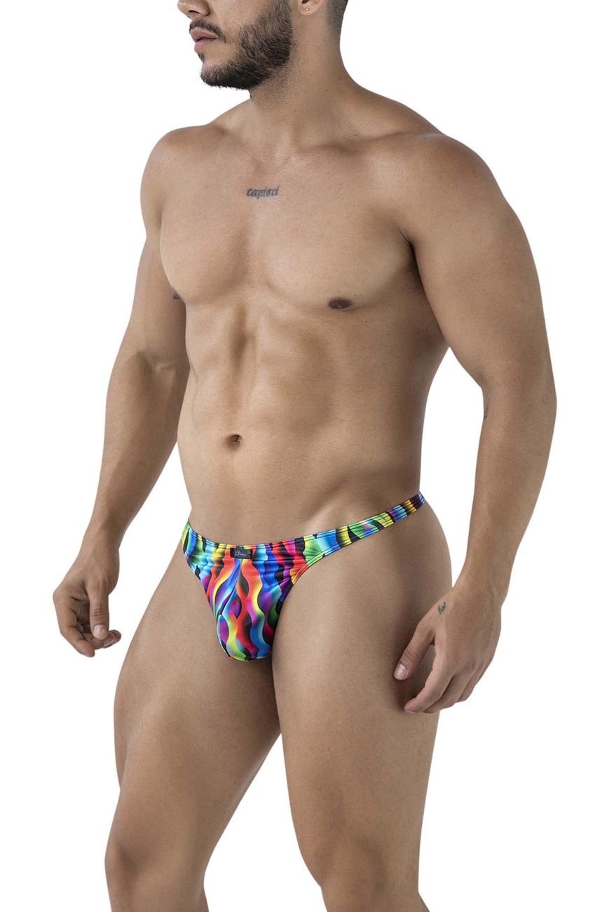 Xtremen Printed Thongs in Waves Print – men's thongs