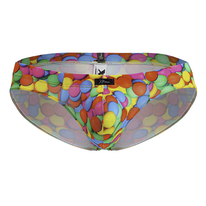 Xtremen Printed Briefs in Bubbles Print – men's briefs