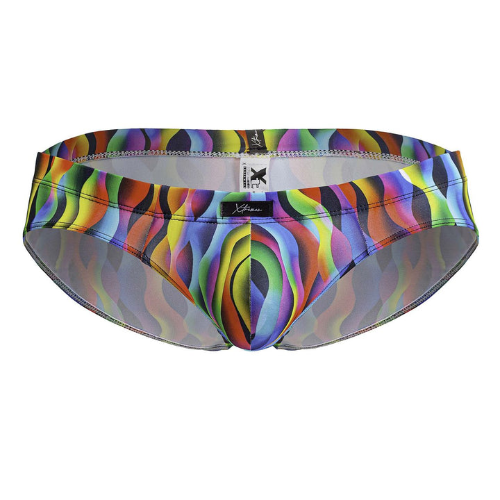 Xtremen  Men's Bikini Brief in Waves – men's briefs