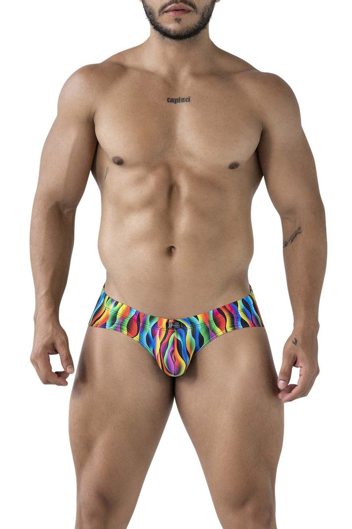 Xtremen  Men's Bikini Brief in Waves – men's briefs
