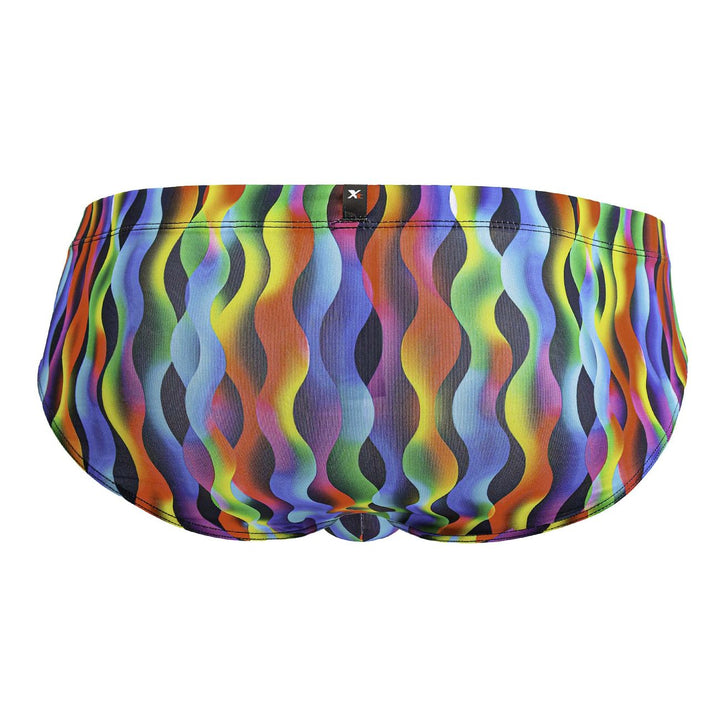 Xtremen  Men's Bikini Brief in Waves – men's briefs