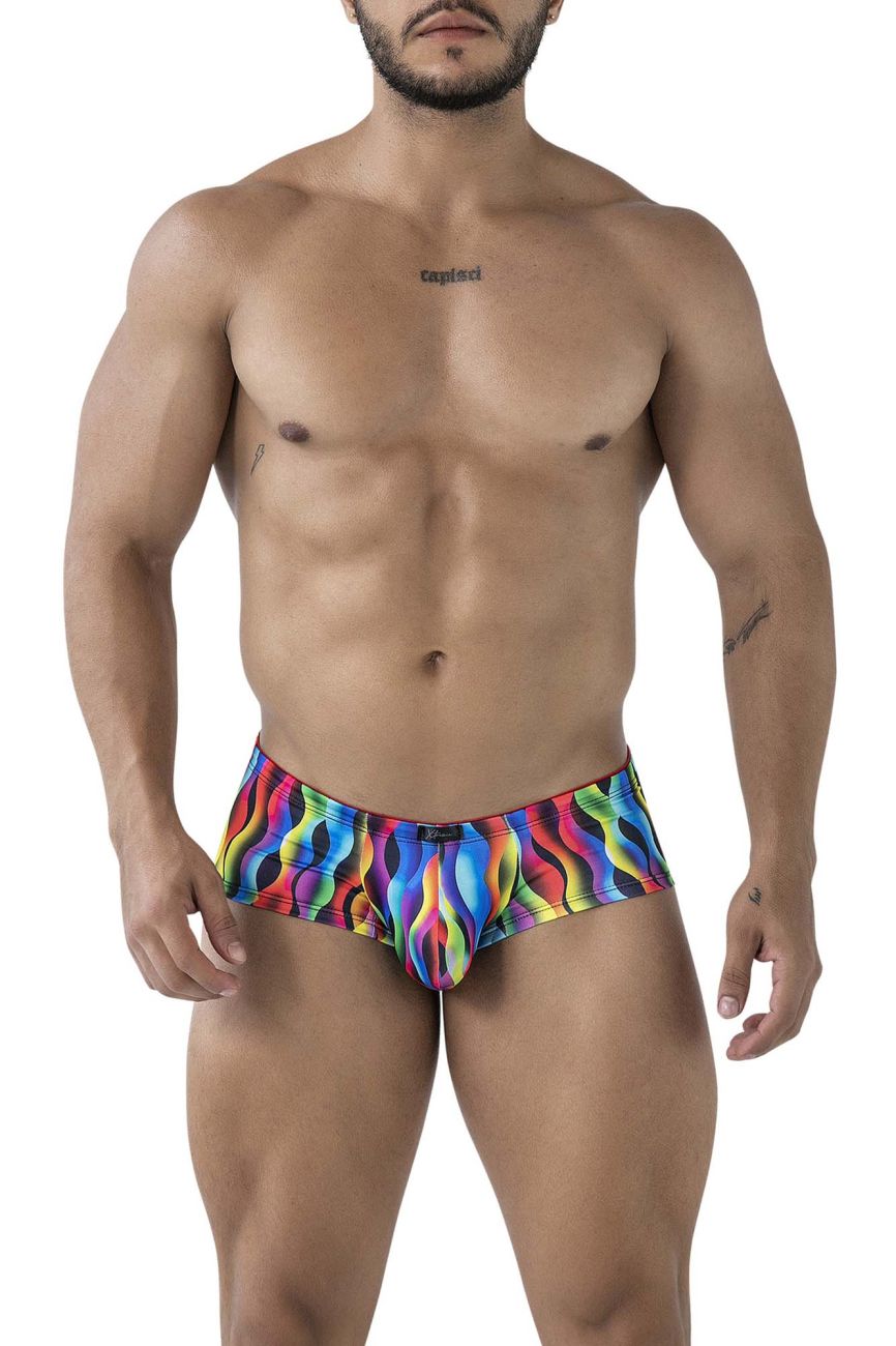 Xtremen Printed Trunks in Waves Print – men's trunks