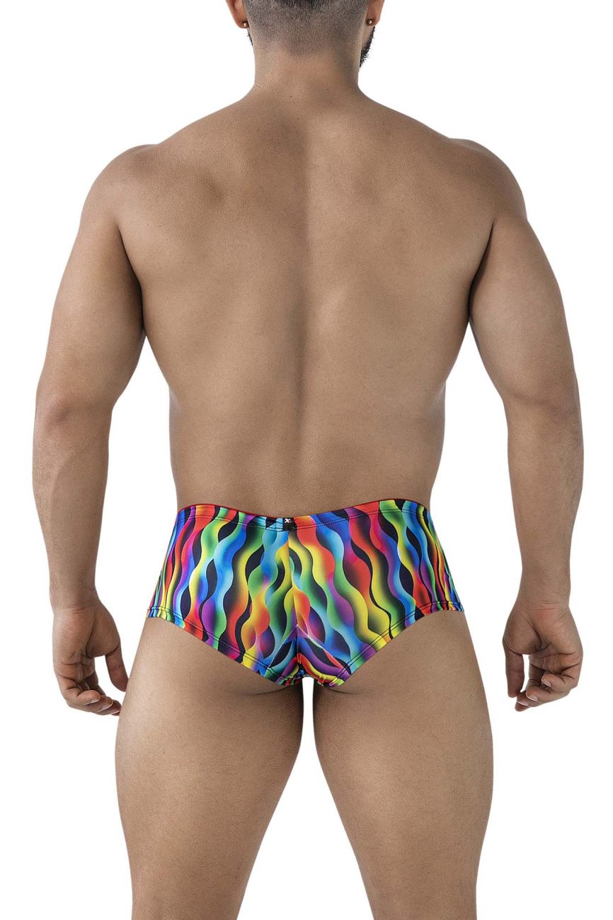 Xtremen Printed Trunks in Waves Print – men's trunks