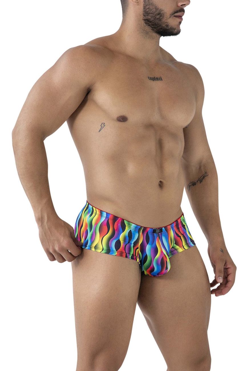 Xtremen Printed Trunks in Waves Print – men's trunks