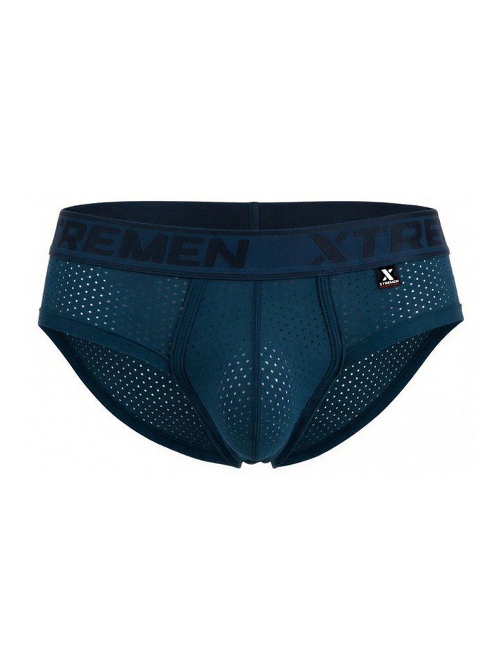 Xtremen Microfiber Mesh Men's Bikini Brief in Petrol – men's briefs