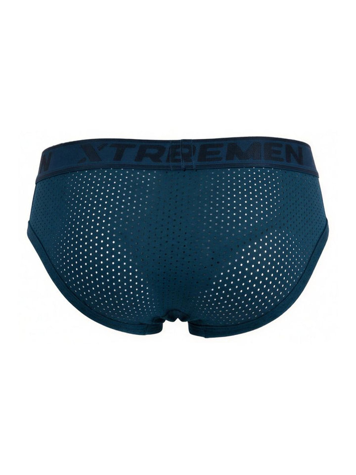 Xtremen Microfiber Mesh Men's Bikini Brief in Petrol – men's briefs