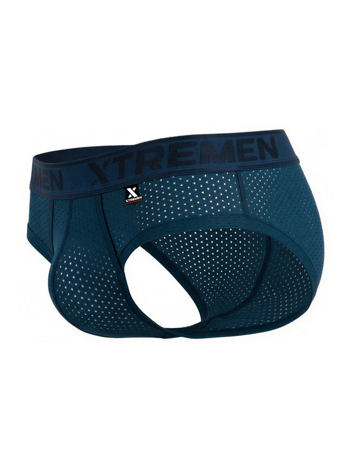 Xtremen Microfiber Mesh Men's Bikini Brief in Petrol – men's briefs