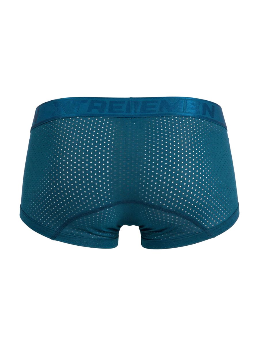 Xtremen Microfiber Mesh Men's Trunk Underwear in Petrol – men's trunks