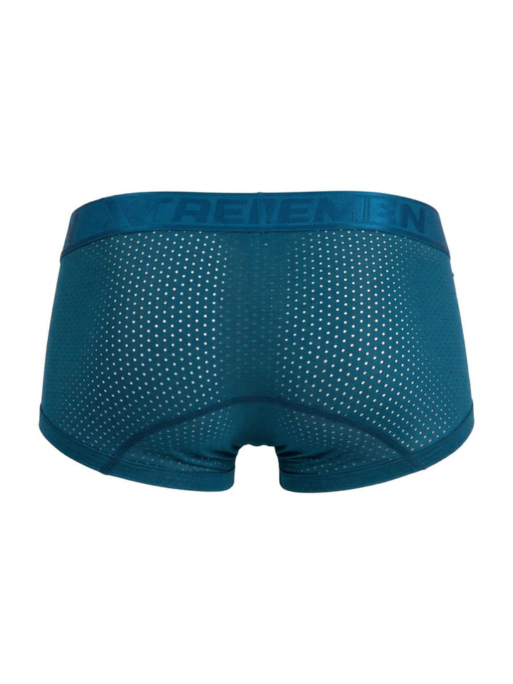 Xtremen Microfiber Mesh Men's Trunk Underwear in Petrol – men's trunks