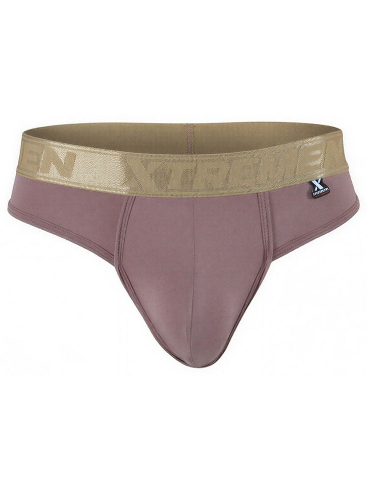 Xtremen Microfiber Sleek and Supportive Men's Thong in Khaki – men's thongs
