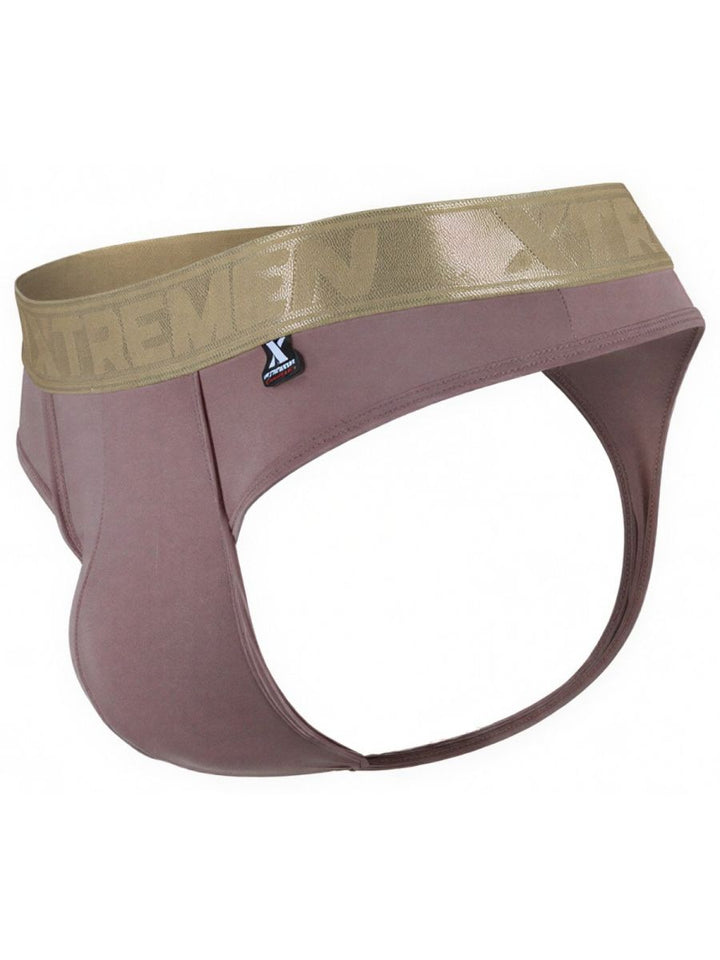Xtremen Microfiber Sleek and Supportive Men's Thong in Khaki – men's thongs