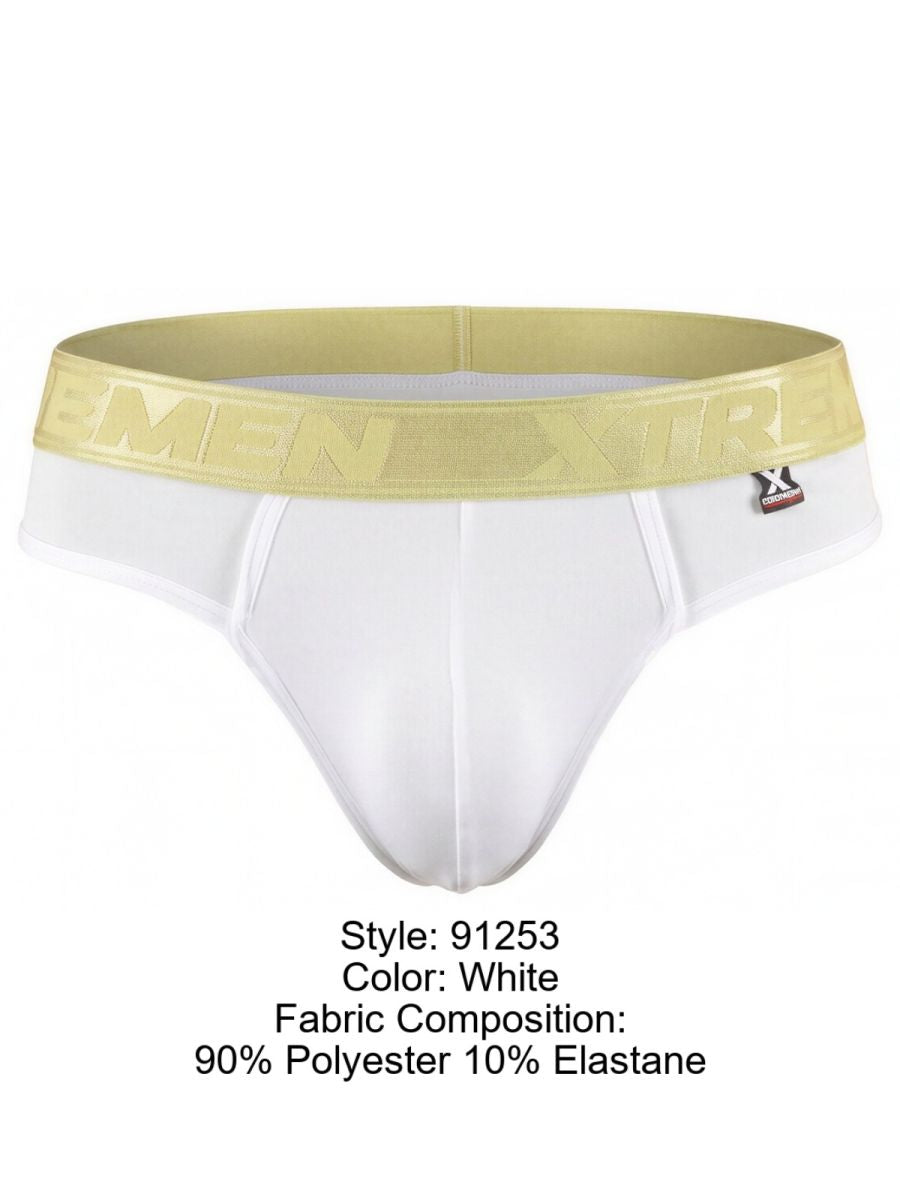 Xtremen Microfiber Sleek and Supportive Men's Thong in White – men's thongs
