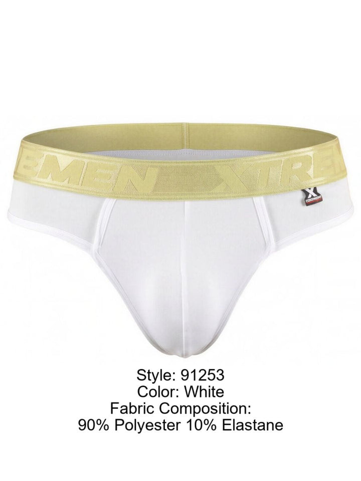 Xtremen Microfiber Sleek and Supportive Men's Thong in White – men's thongs