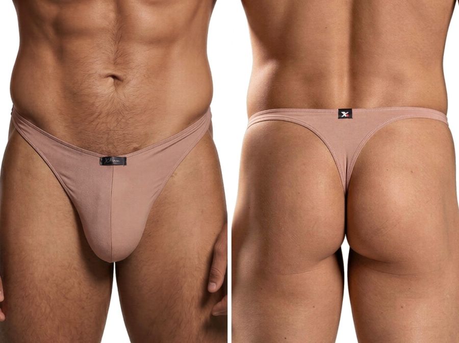 Xtremen Sleek Microfiber Men's Thong in Khaki – men's thongs
