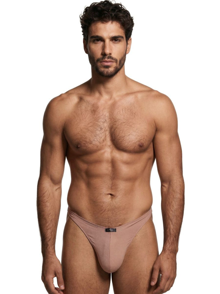 Xtremen Sleek Microfiber Men's Thong in Khaki – men's thongs