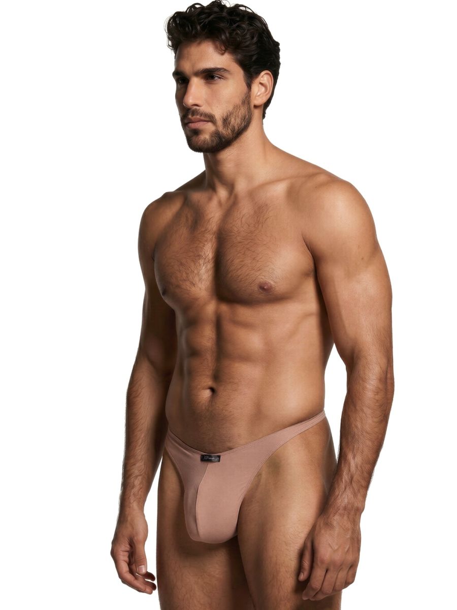 Xtremen Sleek Microfiber Men's Thong in Khaki – men's thongs