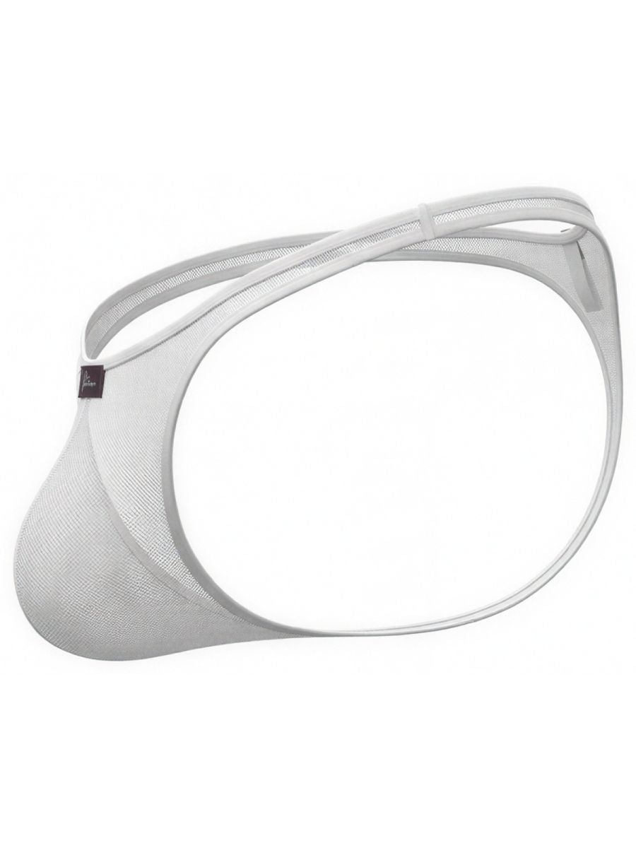 Xtremen Sleek Microfiber Men's Thong in White – men's thongs