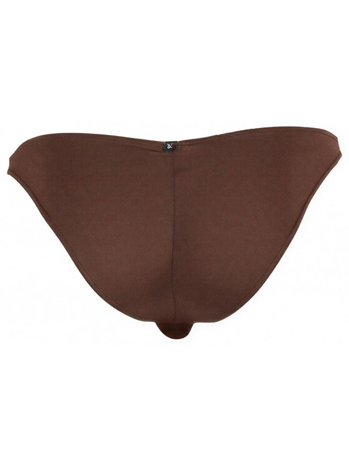 Xtremen Sleek Microfiber Men's Bikini Brief in Chocolate – men's briefs