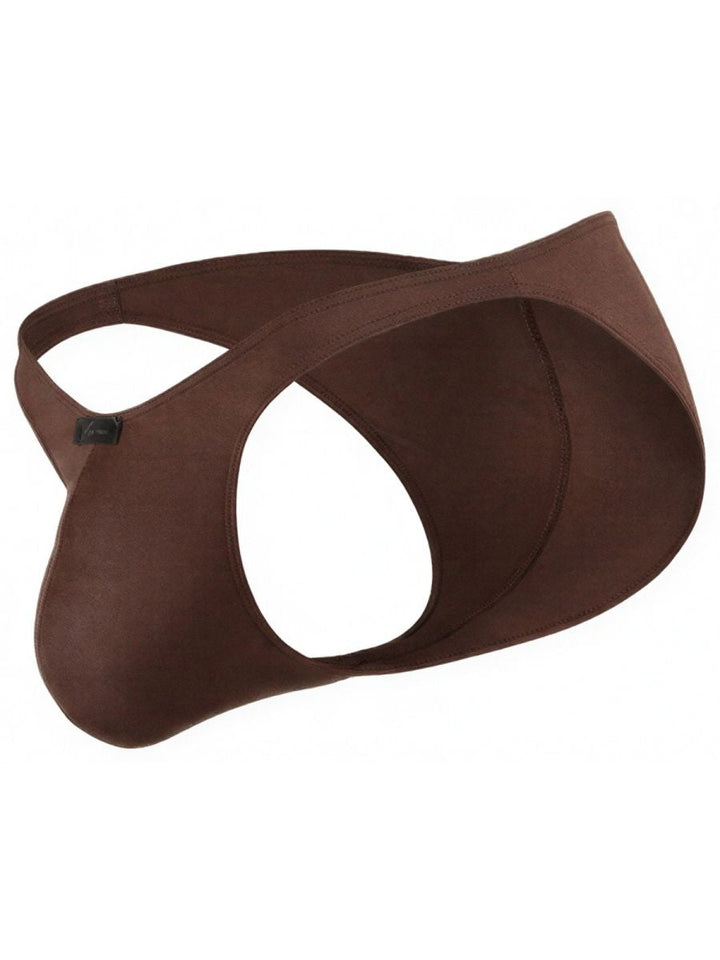 Xtremen Sleek Microfiber Men's Bikini Brief in Chocolate – men's briefs