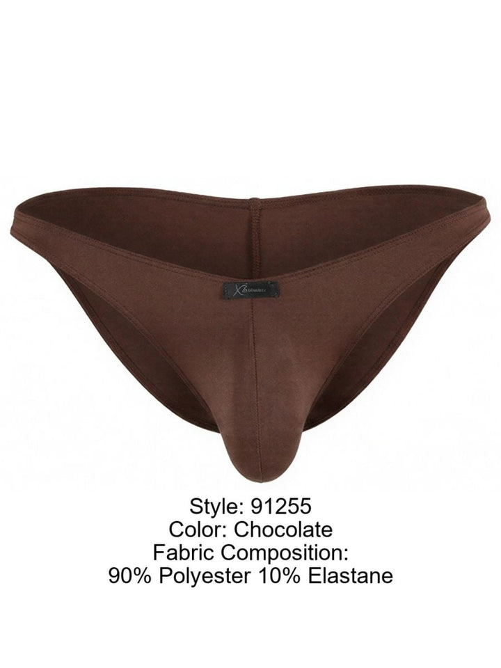 Xtremen Sleek Microfiber Men's Bikini Brief in Chocolate – men's briefs