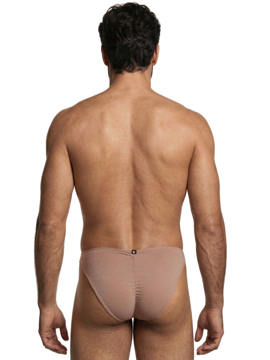 Xtremen Sleek Microfiber Men's Bikini Brief in Khaki – men's briefs
