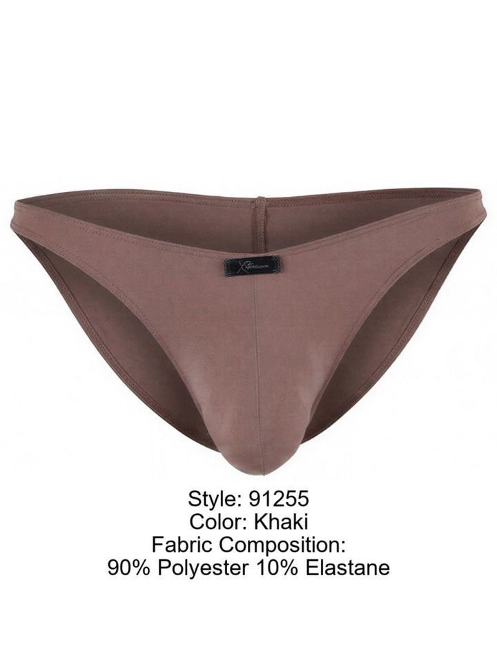 Xtremen Sleek Microfiber Men's Bikini Brief in Khaki – men's briefs