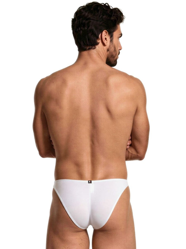 Xtremen Sleek Microfiber Men's Bikini Brief in White – men's briefs