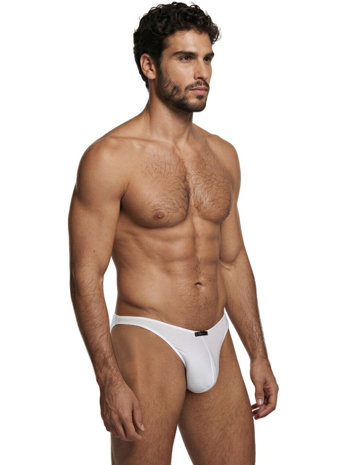 Xtremen Sleek Microfiber Men's Bikini Brief in White – men's briefs