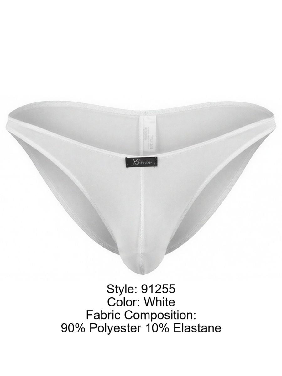 Xtremen Sleek Microfiber Men's Bikini Brief in White – men's briefs