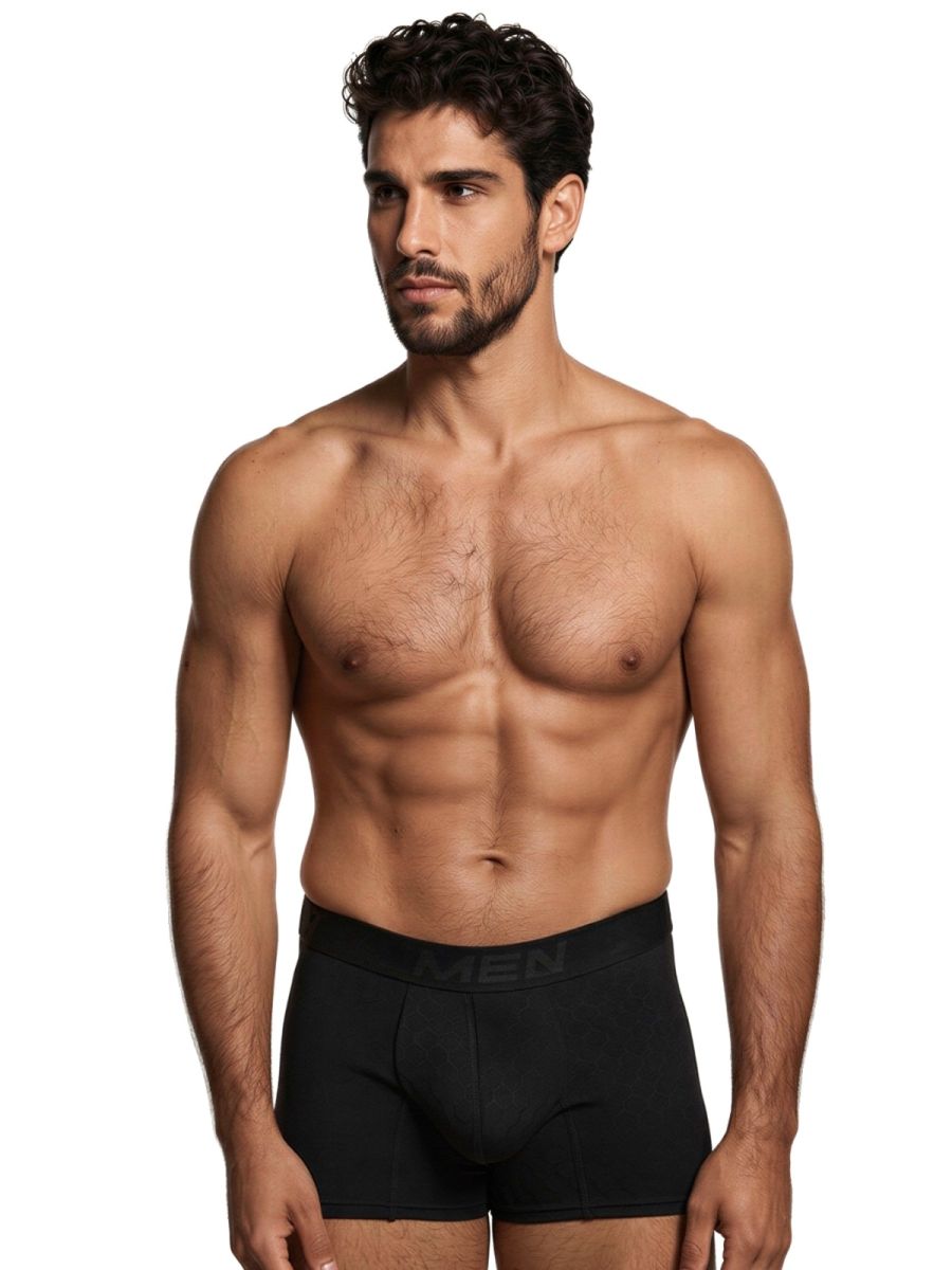 Xtremen Sleek Microfiber Men's Boxer Brief in Black – men's boxer briefs