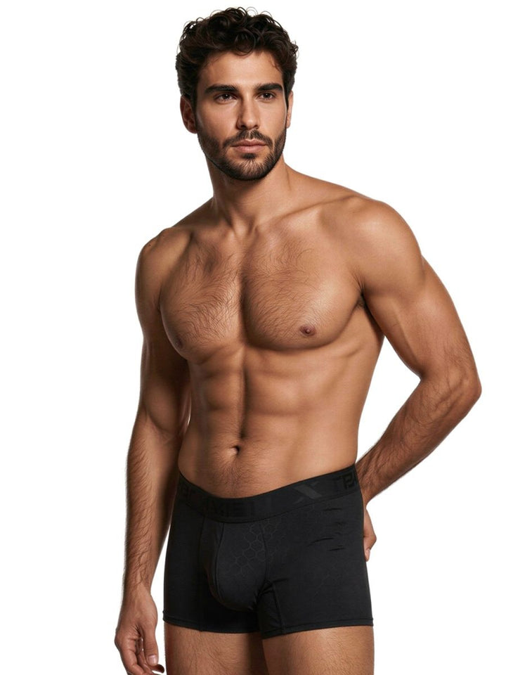 Xtremen Sleek Microfiber Men's Boxer Brief in Black – men's boxer briefs