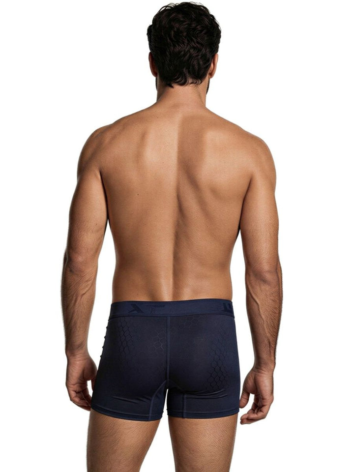 Xtremen Sleek Microfiber Men's Boxer Brief in Dark Blue – men's boxer briefs