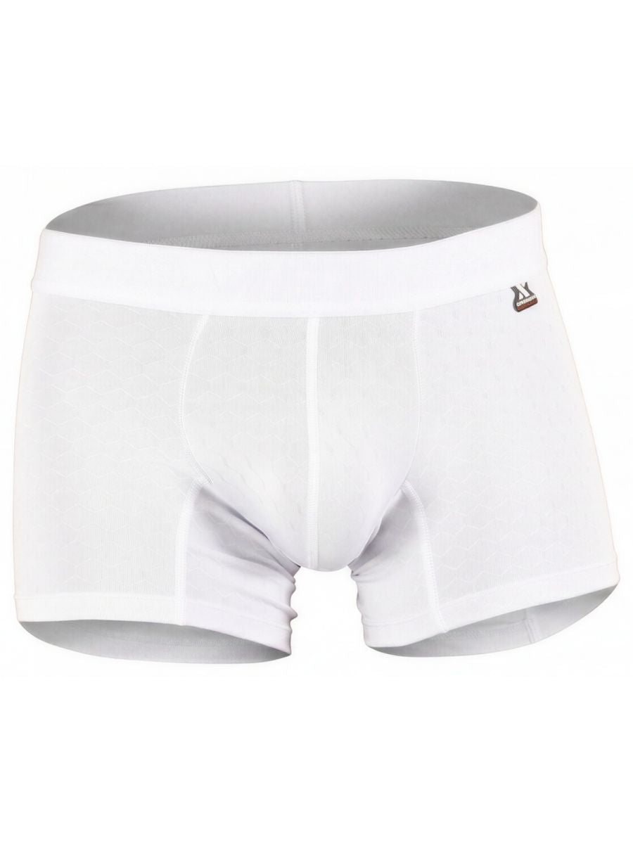 Xtremen Sleek Microfiber Men's Boxer Brief in White – men's boxer briefs