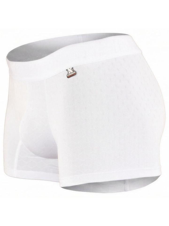 Xtremen Sleek Microfiber Men's Boxer Brief in White – men's boxer briefs