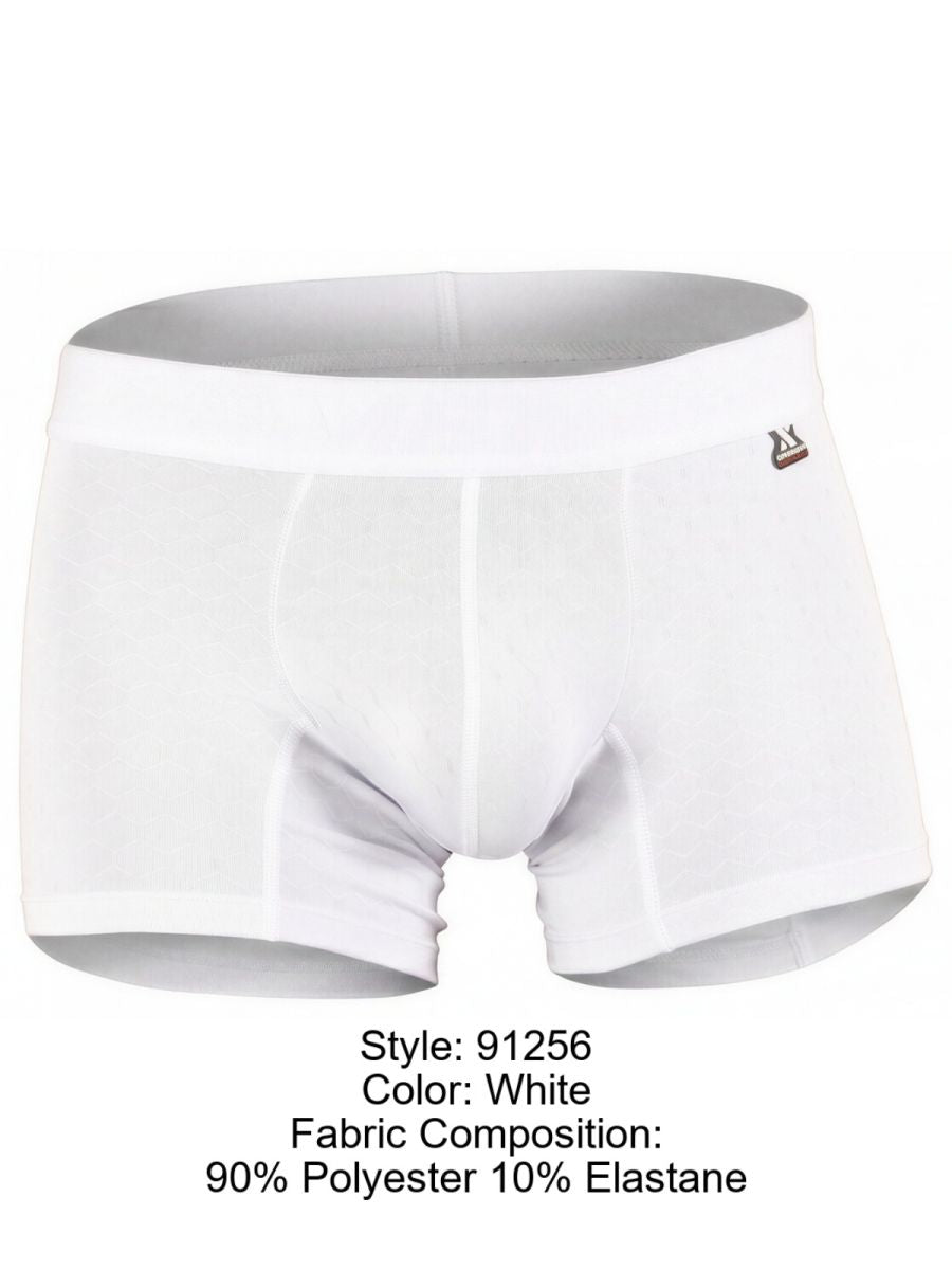 Xtremen Sleek Microfiber Men's Boxer Brief in White – men's boxer briefs