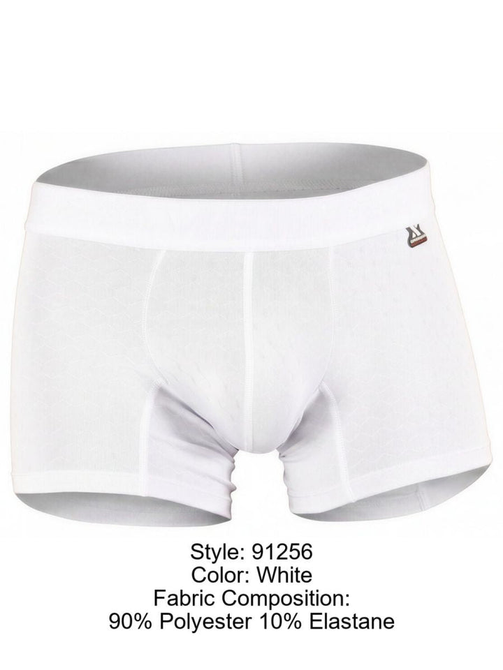 Xtremen Sleek Microfiber Men's Boxer Brief in White – men's boxer briefs
