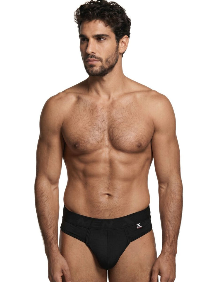 Xtremen Sleek Microfiber Comfort Men's Thong in Black – men's thongs