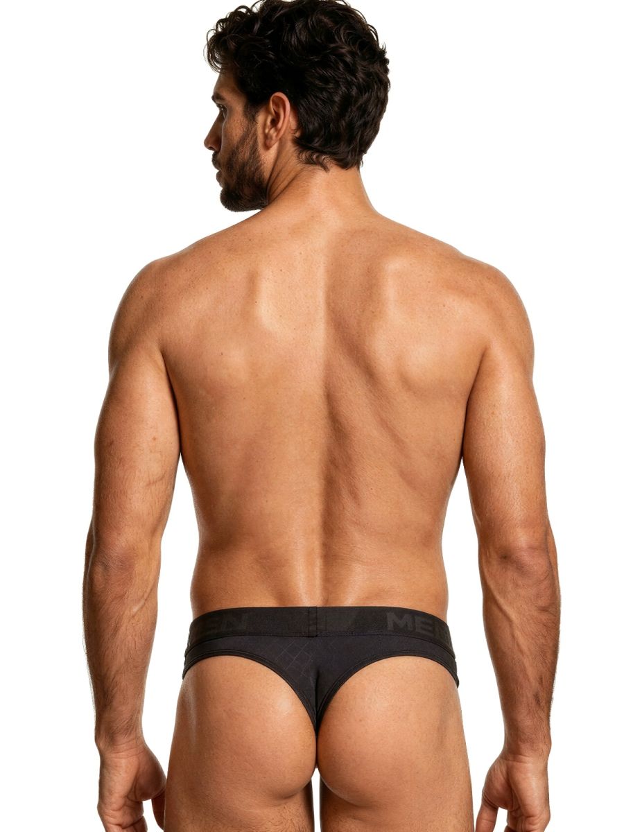 Xtremen Sleek Microfiber Comfort Men's Thong in Black – men's thongs