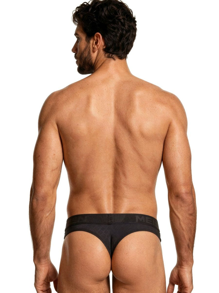 Xtremen Sleek Microfiber Comfort Men's Thong in Black – men's thongs
