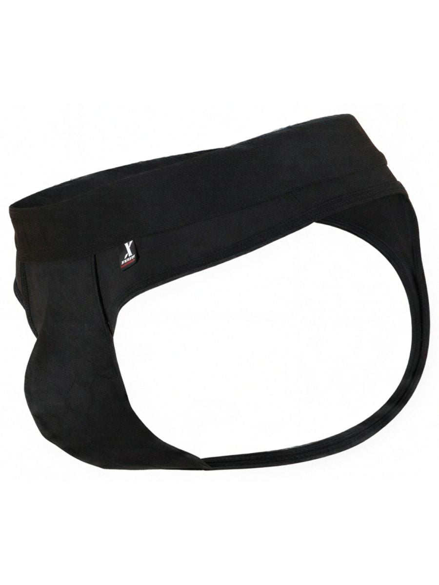 Xtremen Sleek Microfiber Comfort Men's Thong in Black – men's thongs
