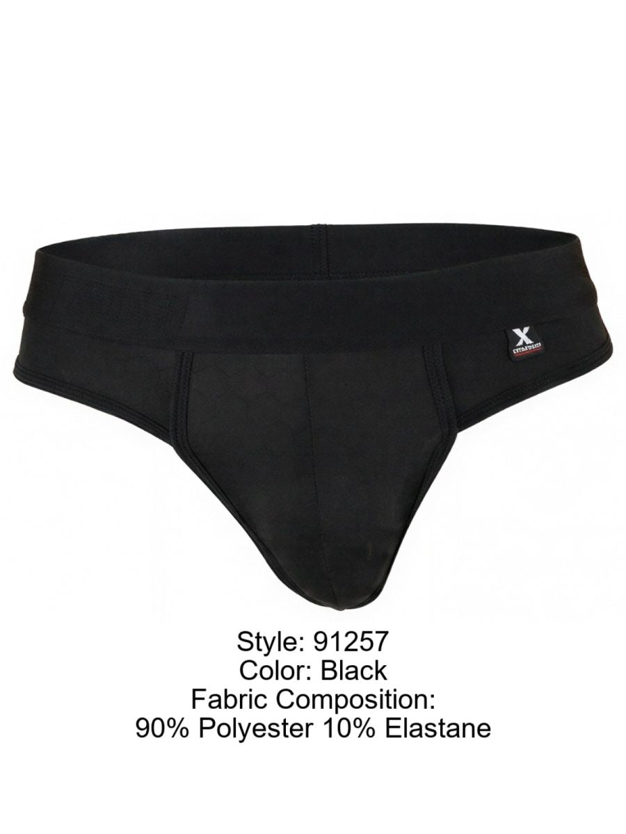 Xtremen Sleek Microfiber Comfort Men's Thong in Black – men's thongs