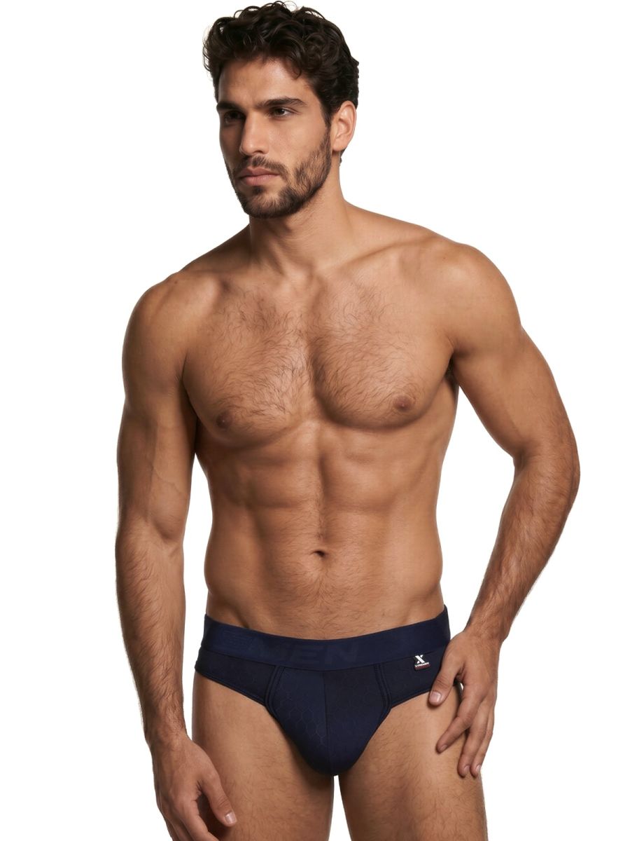 Xtremen Sleek Microfiber Comfort Men's Thong in Dark Blue – men's thongs