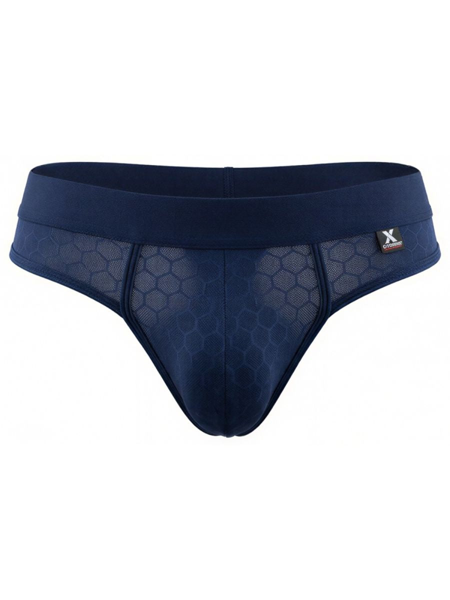 Xtremen Sleek Microfiber Comfort Men's Thong in Dark Blue – men's thongs