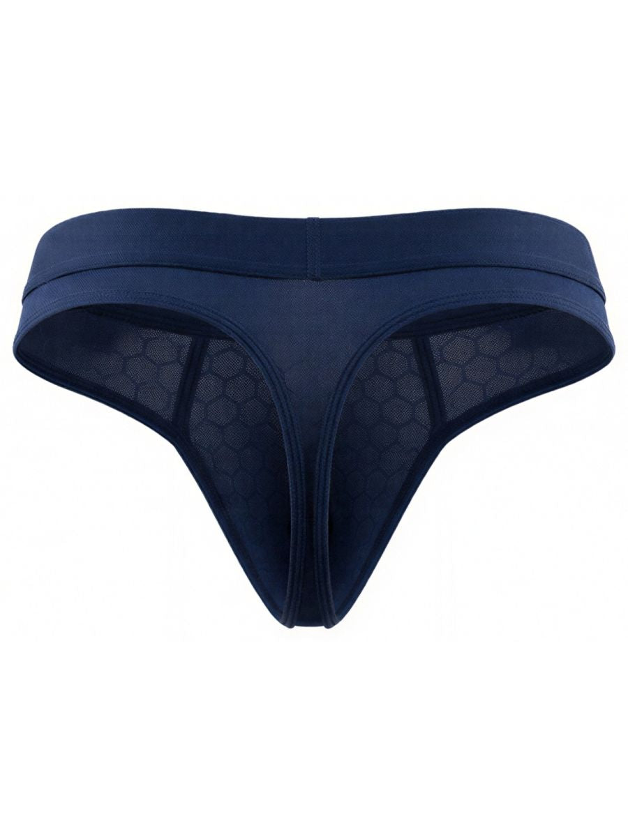 Xtremen Sleek Microfiber Comfort Men's Thong in Dark Blue – men's thongs