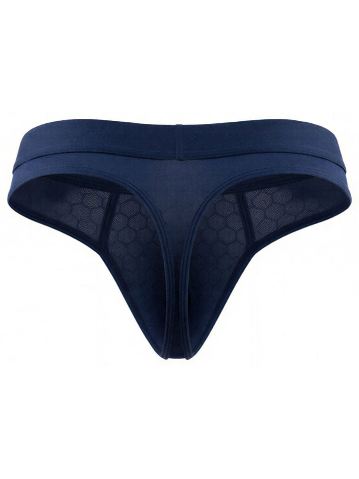 Xtremen Sleek Microfiber Comfort Men's Thong in Dark Blue – men's thongs