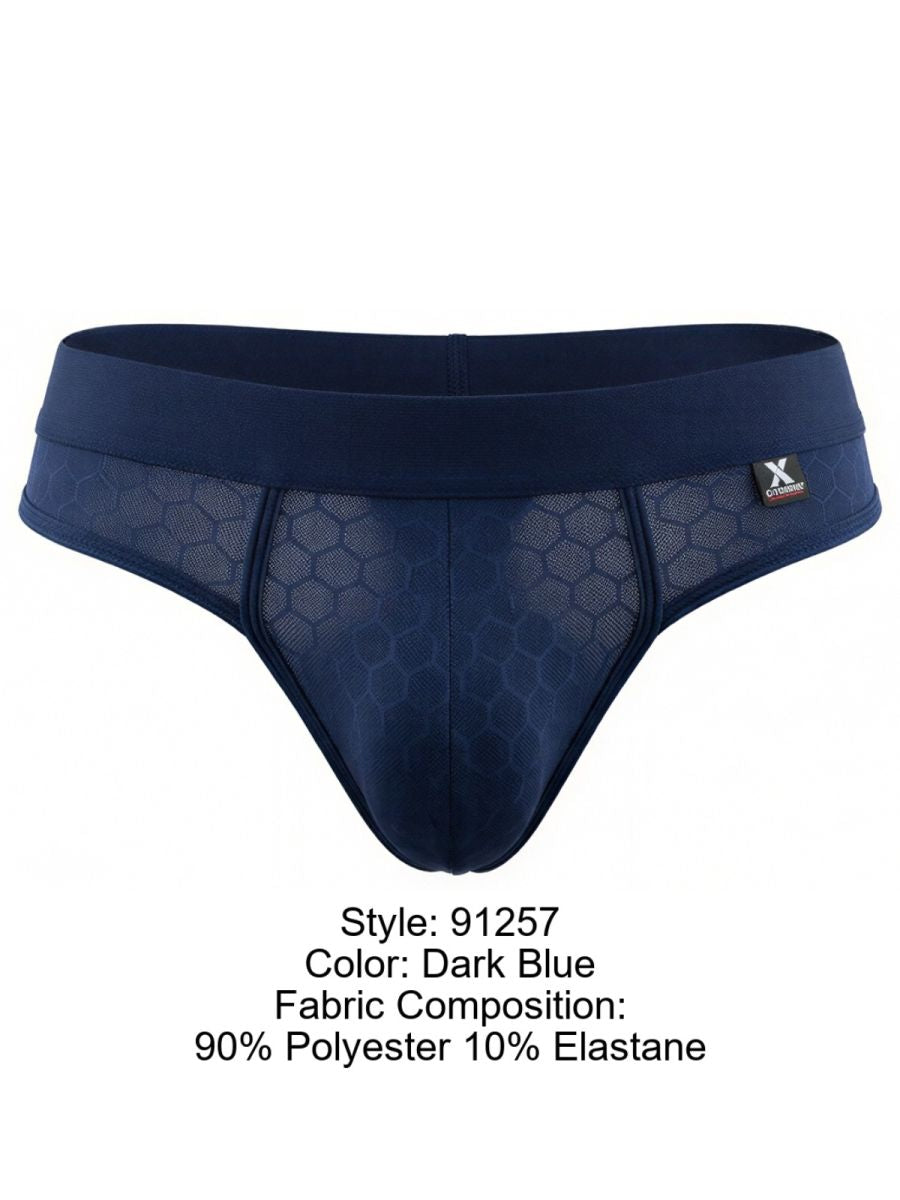 Xtremen Sleek Microfiber Comfort Men's Thong in Dark Blue – men's thongs