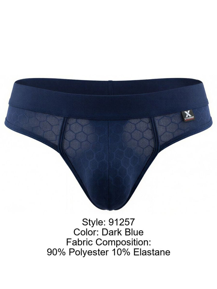 Xtremen Sleek Microfiber Comfort Men's Thong in Dark Blue – men's thongs