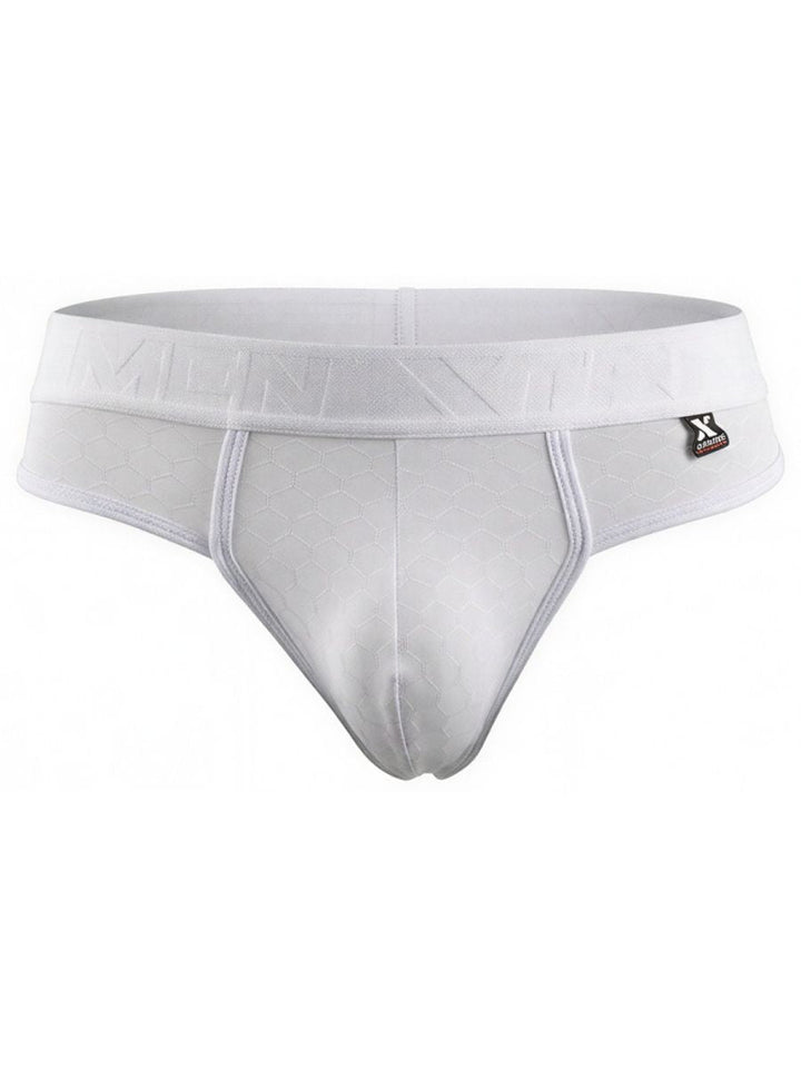 Xtremen Sleek Microfiber Comfort Men's Thong in White – men's thongs