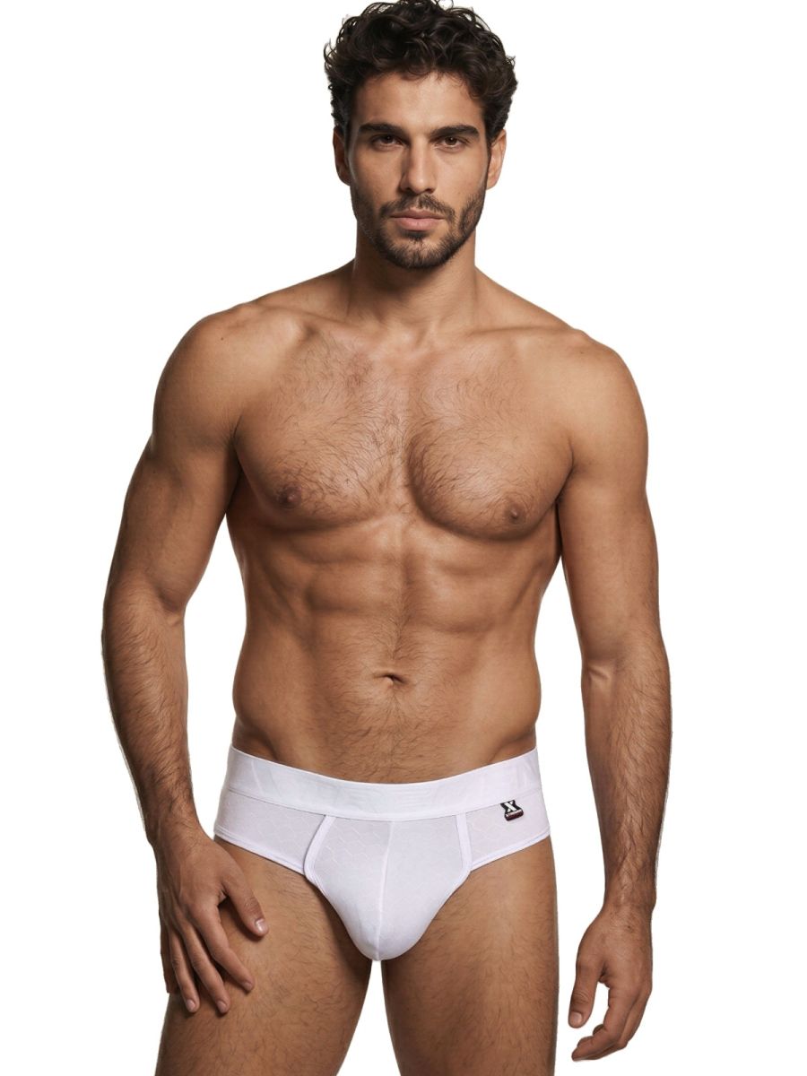 Xtremen Sleek Microfiber Comfort Men's Thong in White – men's thongs