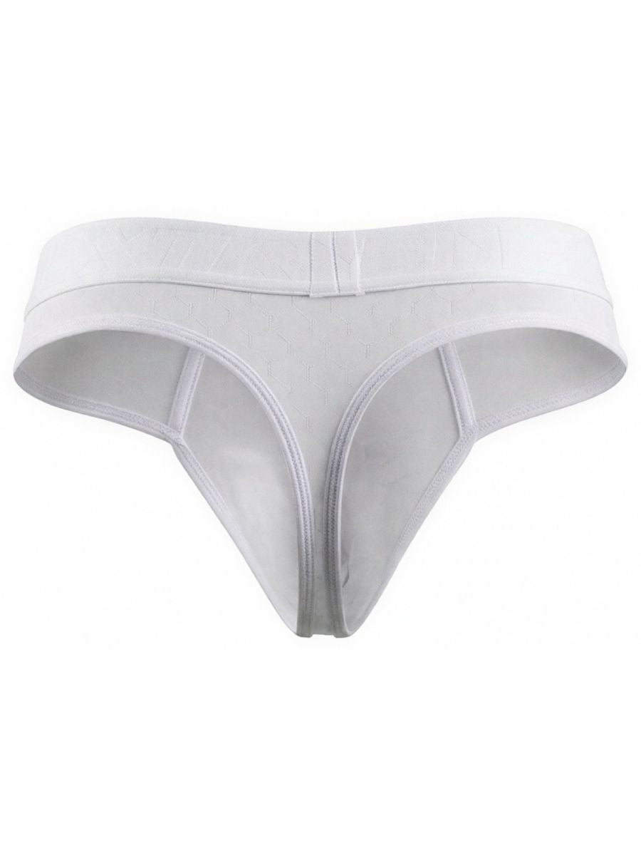 Xtremen Sleek Microfiber Comfort Men's Thong in White – men's thongs